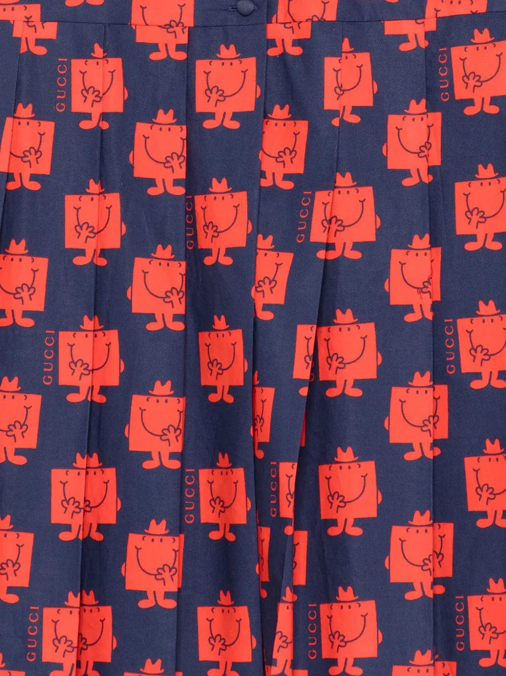  Gucci Kids Printed Dress - Blue 