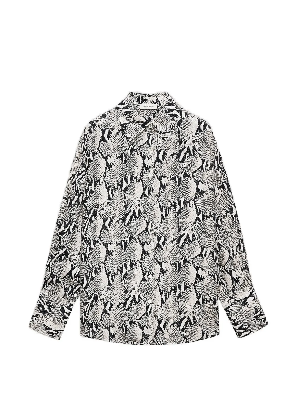 ANINE BING python bridget shirt - Weiß