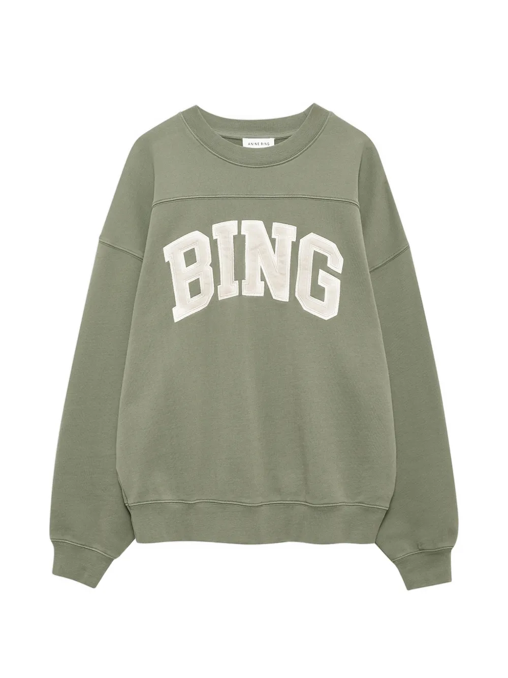 ANINE BING appliqué sweatshirt - Verde