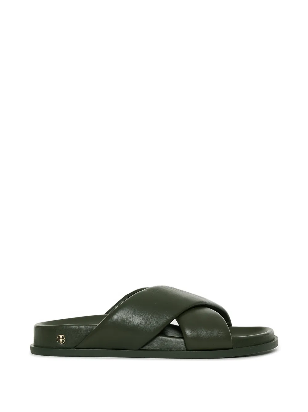 ANINE BING criss cross emi slides Groen