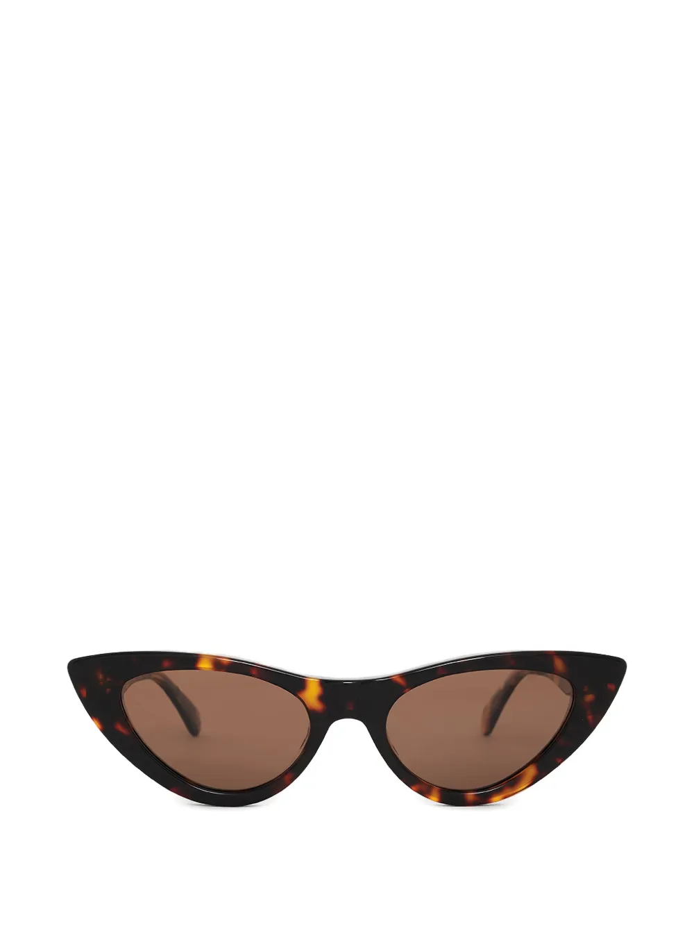 ANINE BING Occhiali da sole cat-eye con effetto tartarugato - Marrone