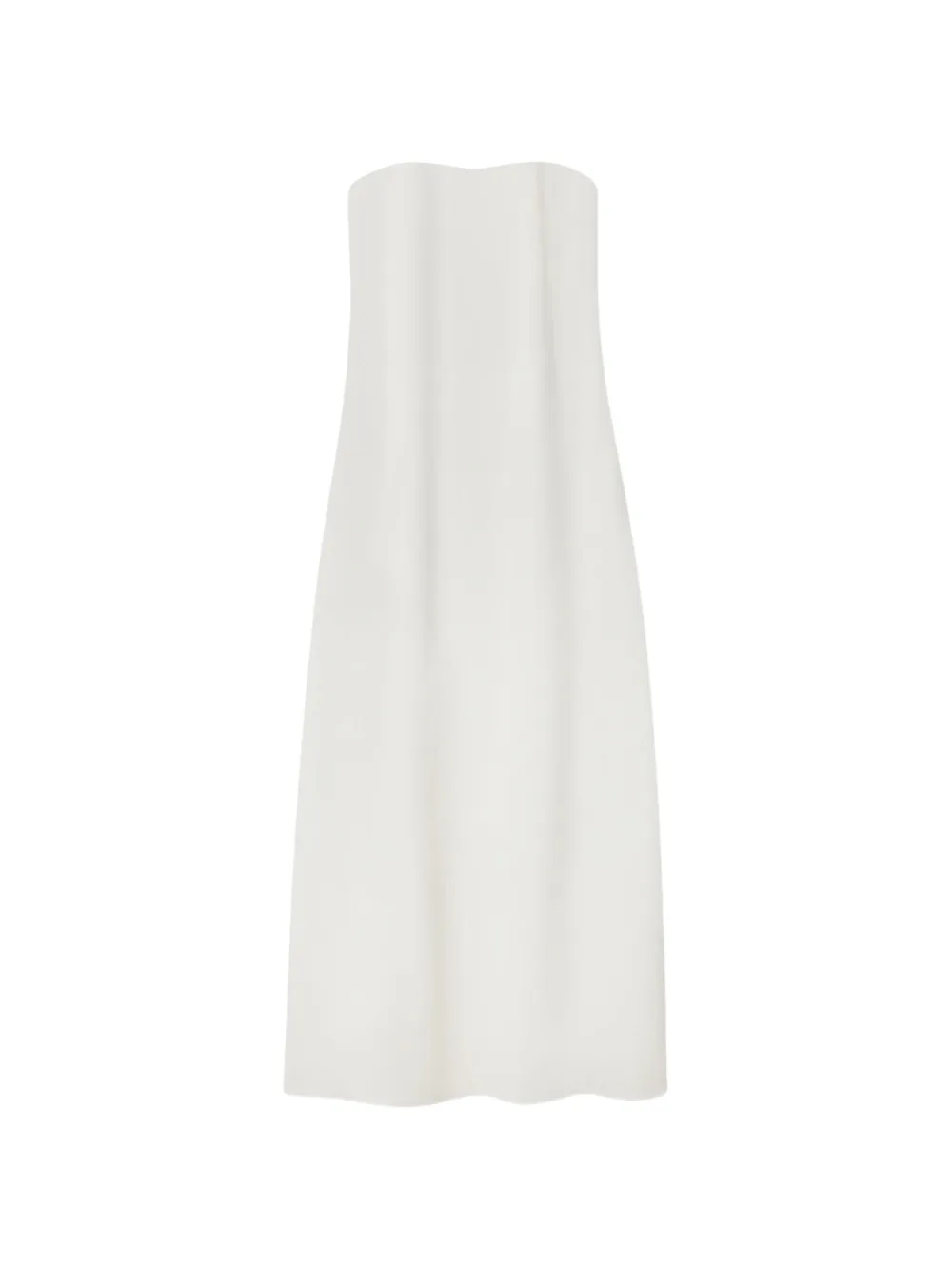 CO COLLECTION Strapless jurk Wit