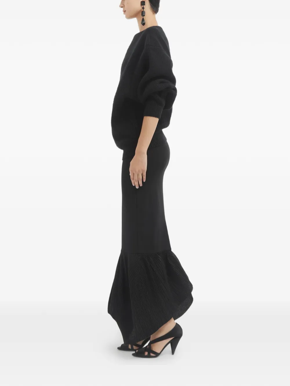  Co Collection Ruffled Skirt - Black 