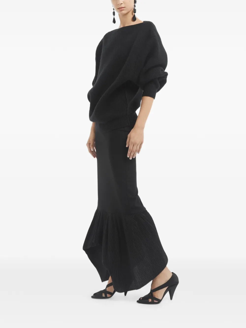  Co Collection Ruffled Skirt - Black 