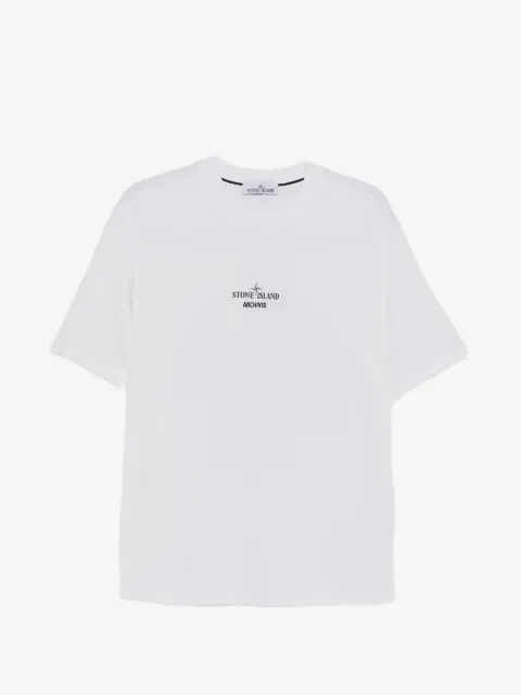Stone Island 2100023 organic cotton jersey regular-fit T-shirt with ‘Archivio’ print