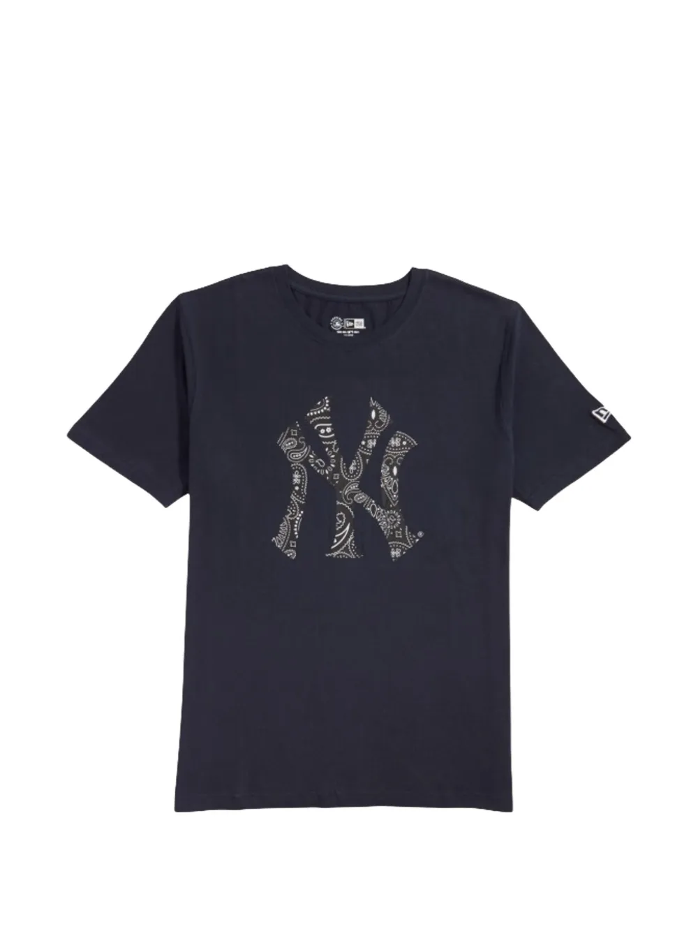 NEW ERA CAP paisley elements T-shirt - Blu