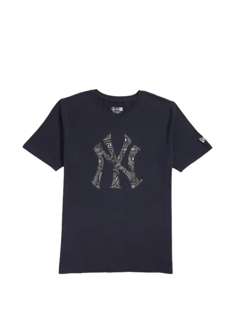 NEW ERA CAP t-shirt à détails à motif cachemire