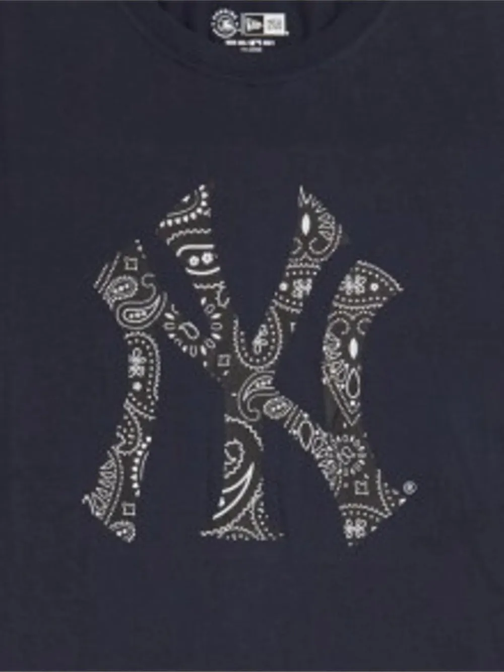 NEW ERA CAP paisley elements T-shirt - Blauw