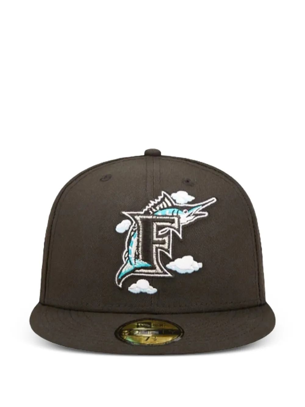 NEW ERA CAP Cappello 59Fifty MLB Florida Marlins Comic Cloud - Nero