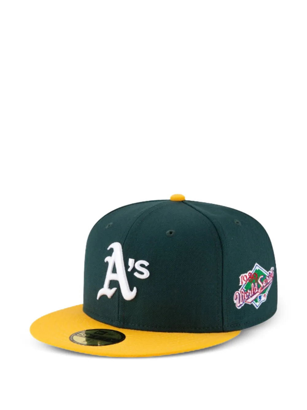 NEW ERA CAP 59Fifty MLB Oakland Athletics 1989 World Series pet Groen