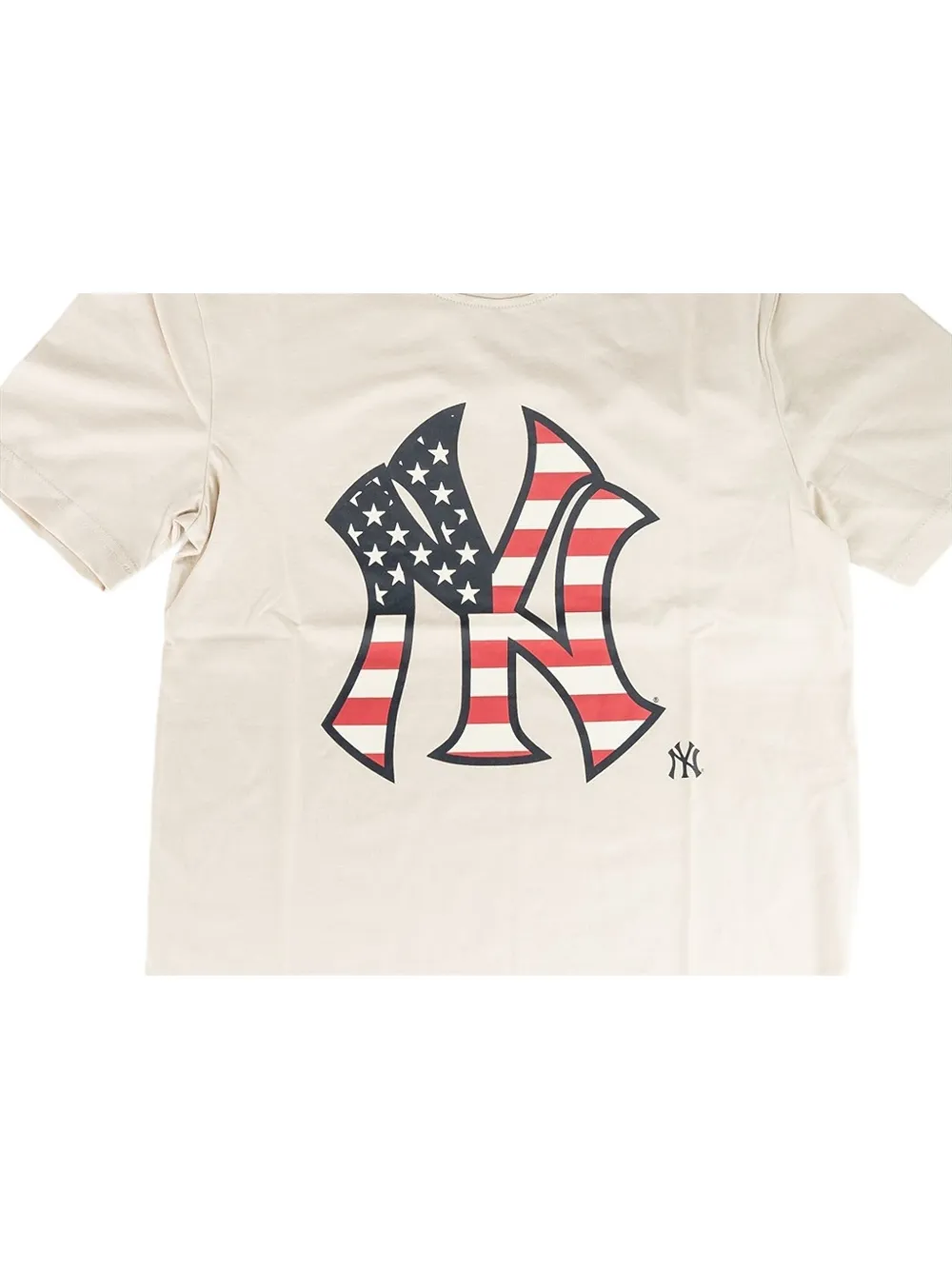 NEW ERA CAP new york yankees graphic T-shirt - Beige