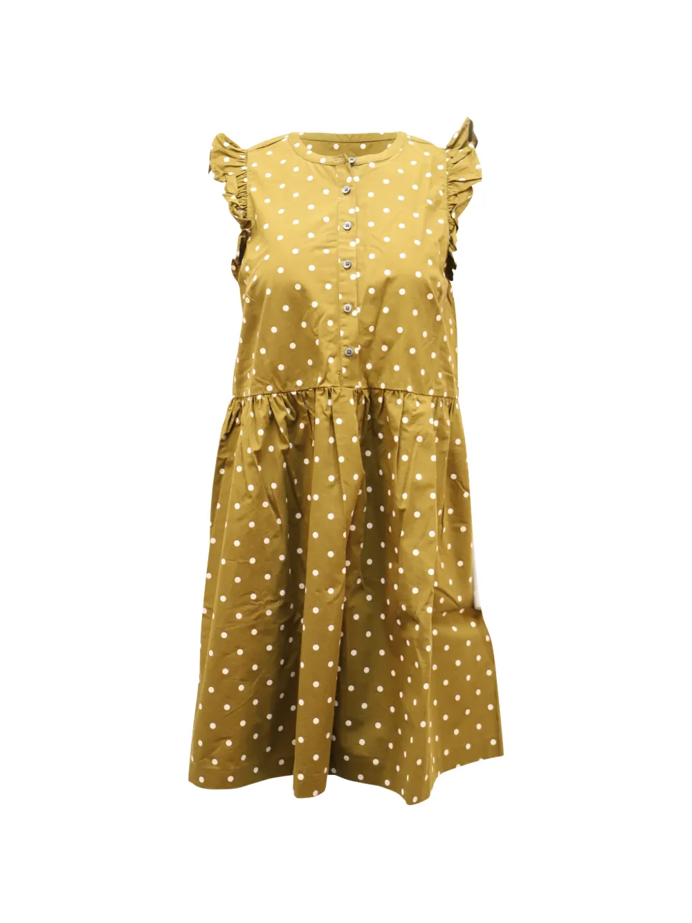 Polka-Dot Sleeveless Dress