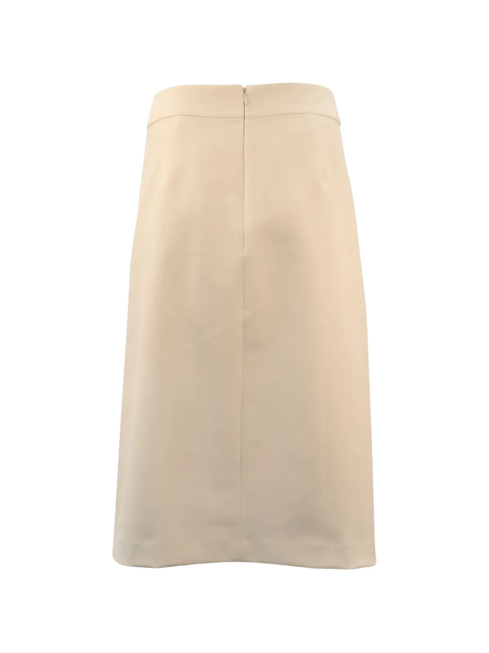 Madewell polyester pencil midi skirt - Beige