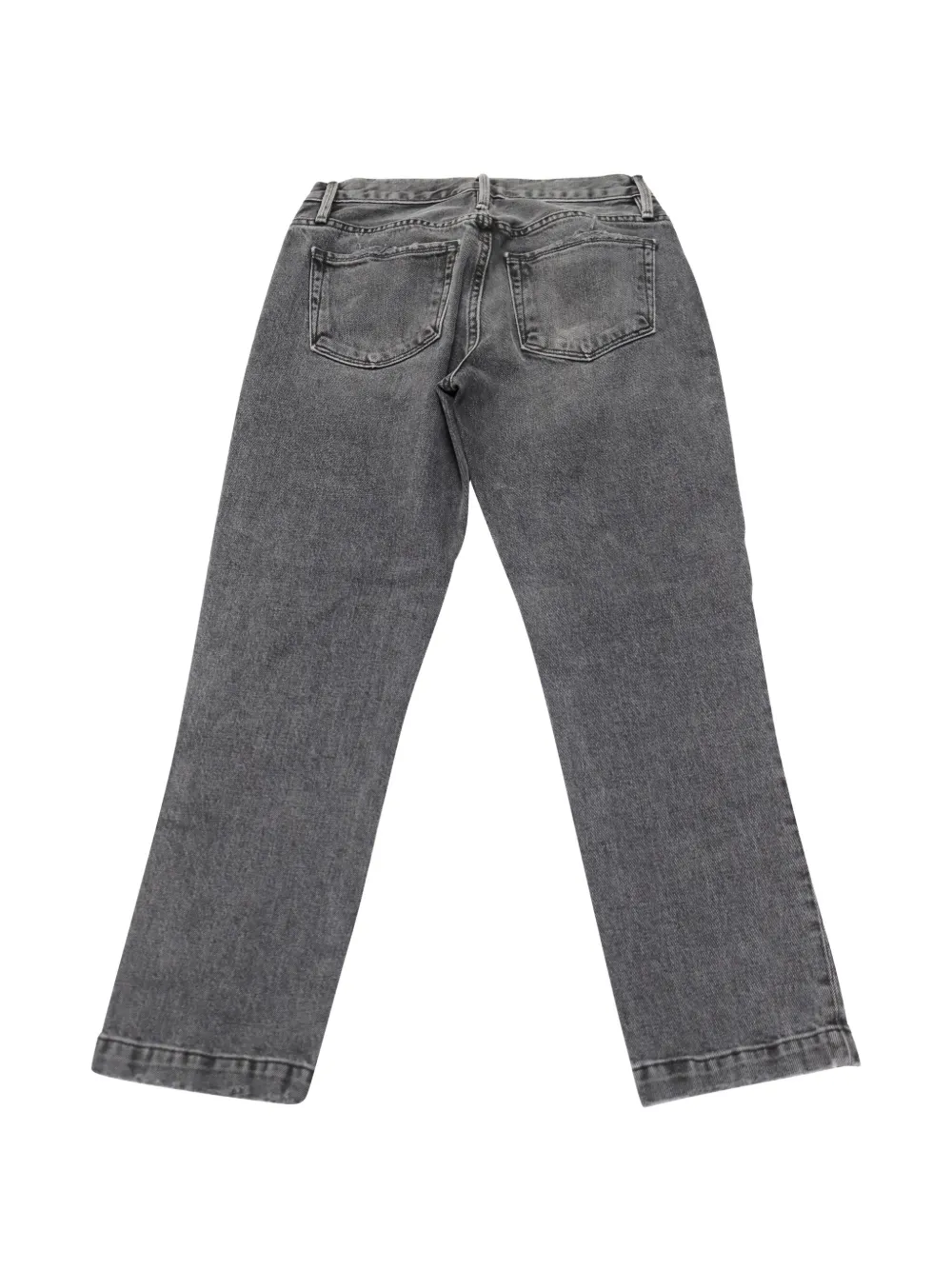 FRAME Nouveau straight cropped jeans - Grijs