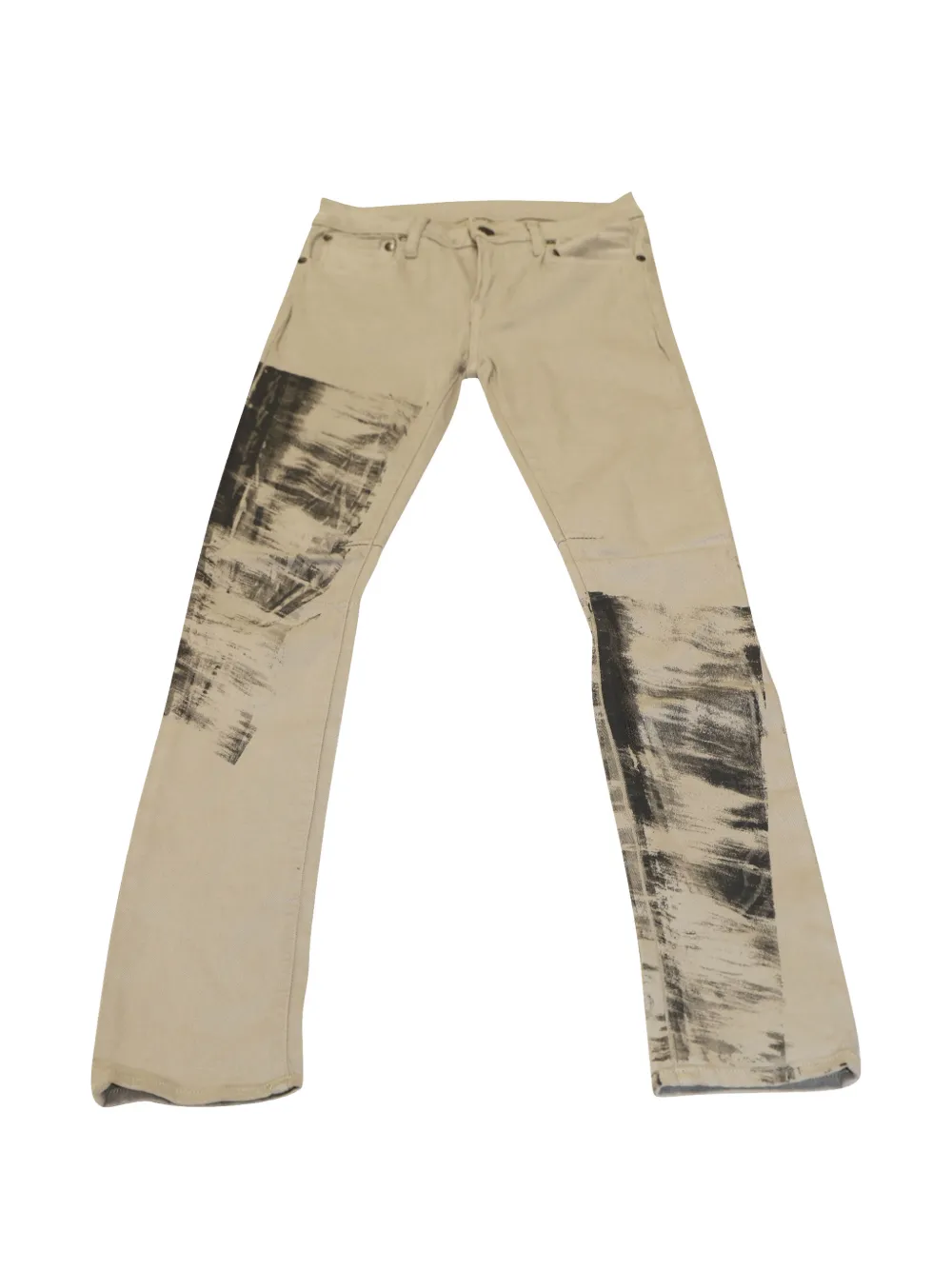 Helmut Lang Pre-Owned darted printed trousers - Toni neutri