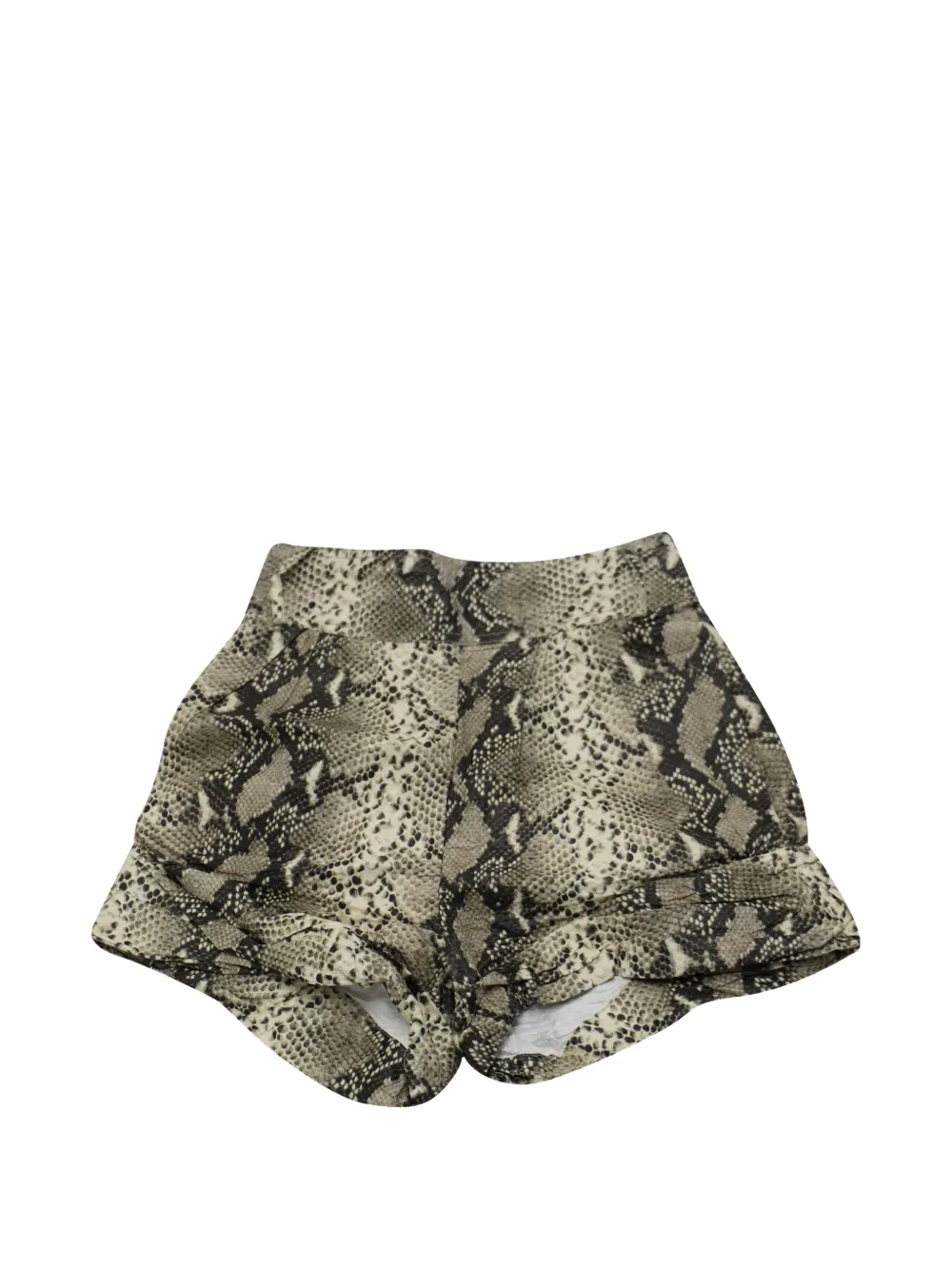 Philosophy Di Lorenzo Serafini snakeskin-print shorts - Grigio