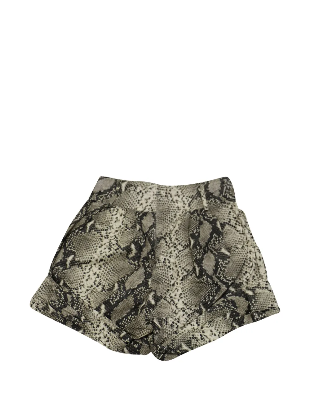 Philosophy Di Lorenzo Serafini snakeskin-print shorts - Grijs