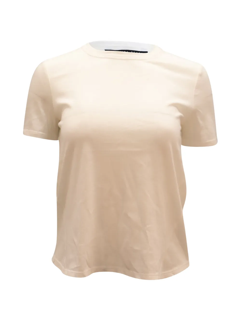 Veronica Beard lauren crew-neck cotton t-shirt - Toni neutri