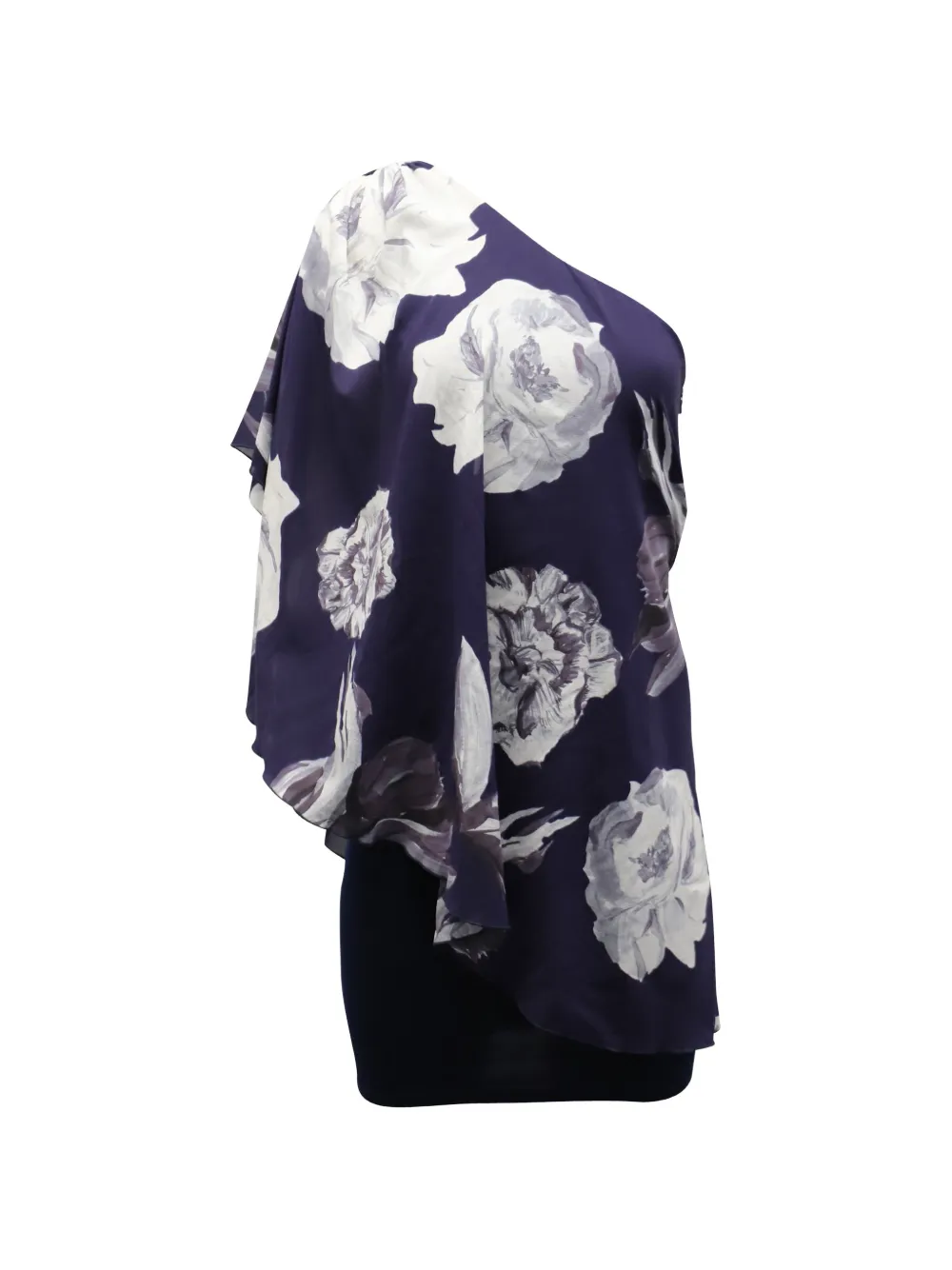 alice + olivia floral-print one-shoulder dress - Viola