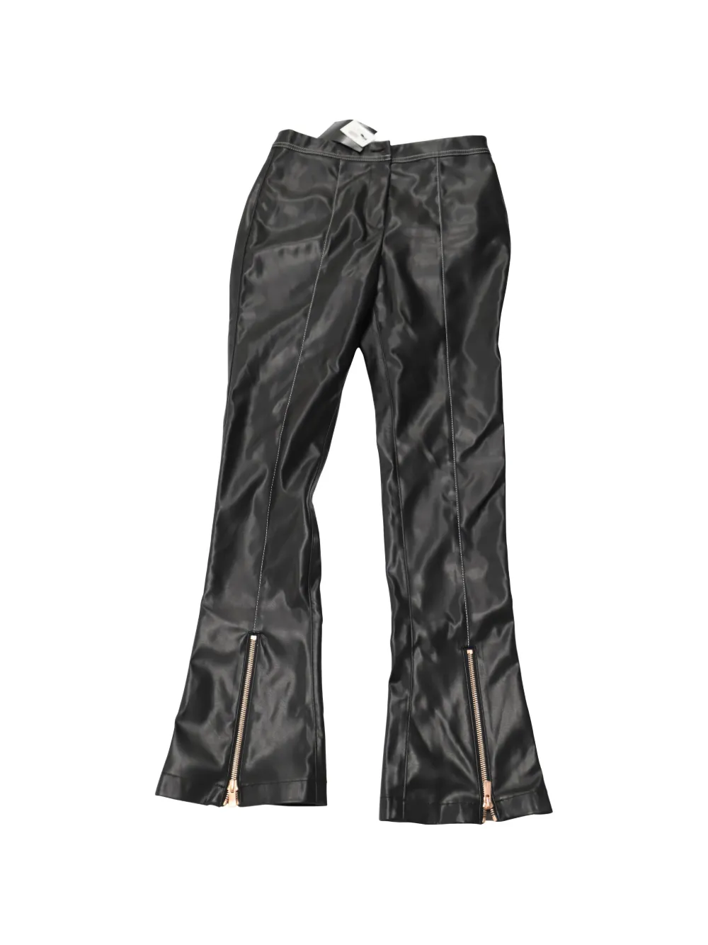 Andersson Bell Saya zipper flared trousers - Nero