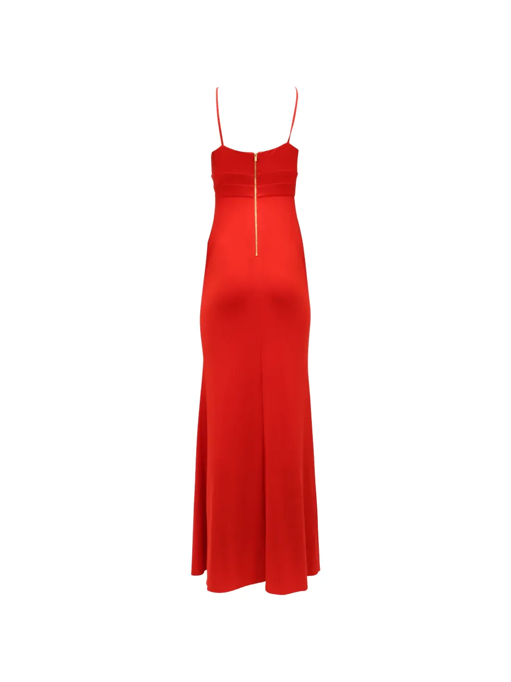 Calvin Klein Vintage V-neck strap gown maxi dress - Rood