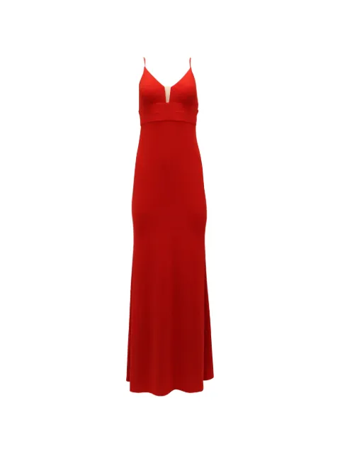 Calvin Klein Vintage V-neck strap gown maxi dress