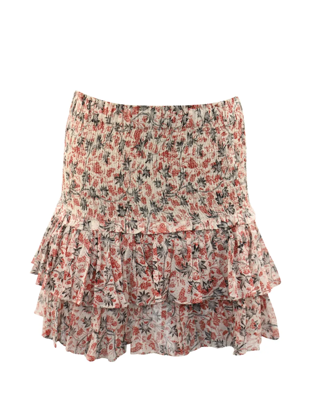 Isabel Marant Vintage Naomi cotton tiered skirt - Beige