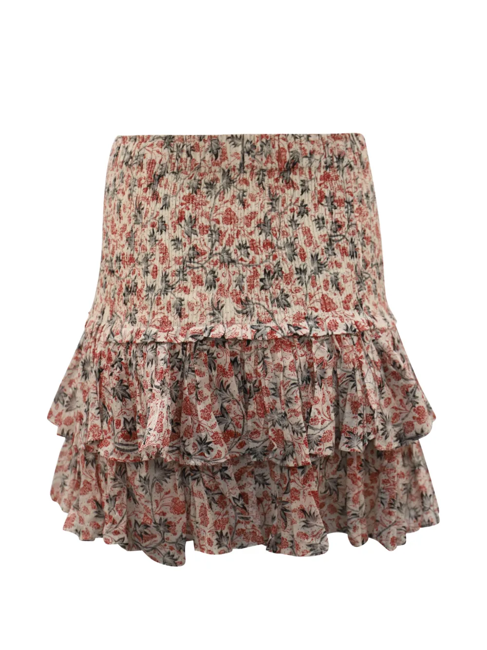 Isabel Marant Vintage Naomi cotton tiered skirt - Nude