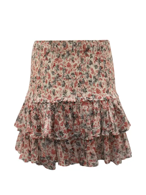 Isabel Marant Vintage Naomi cotton tiered skirt