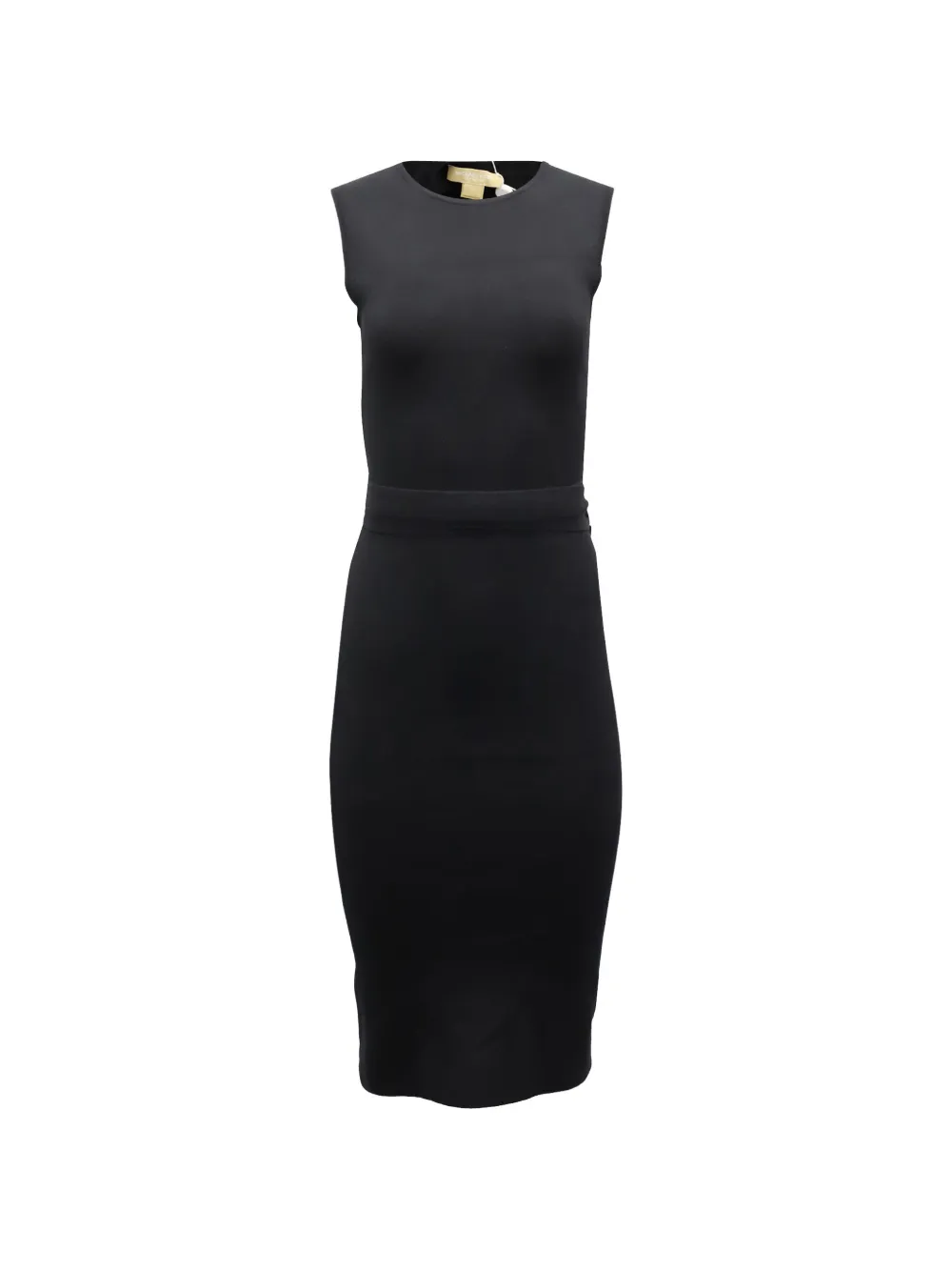 Michael Kors Vintage belt-tie midi dress - Nero
