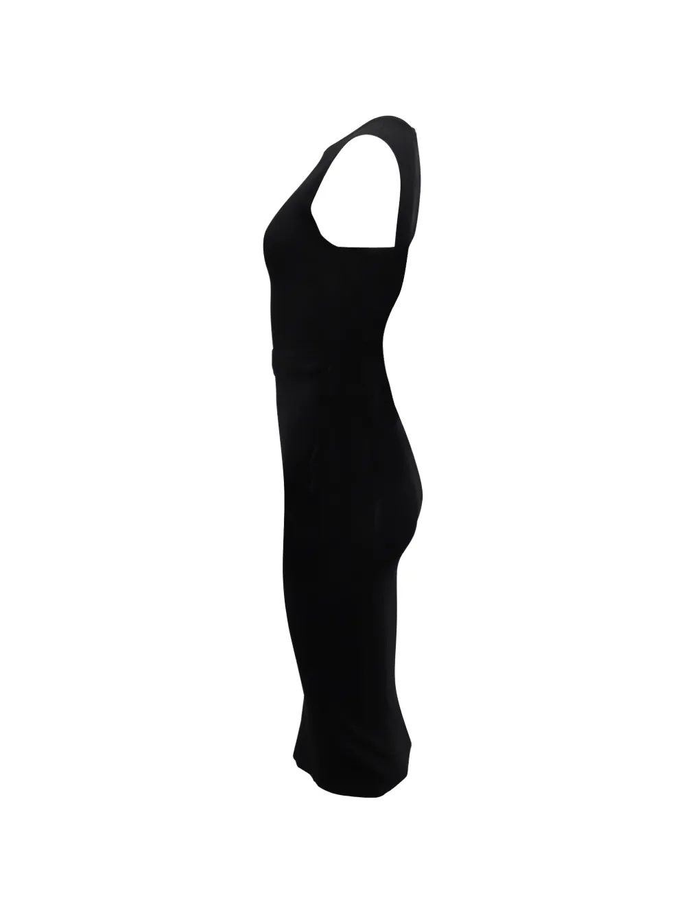 Belt-Tie Midi Dress