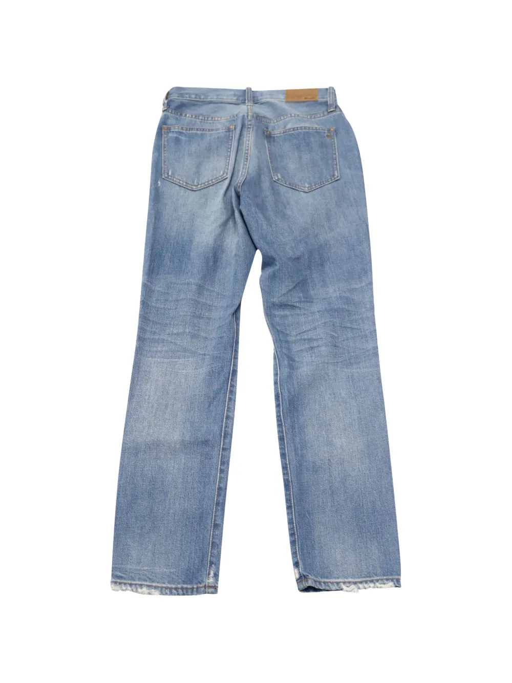 Madewell Denim distressed trousers - Blauw