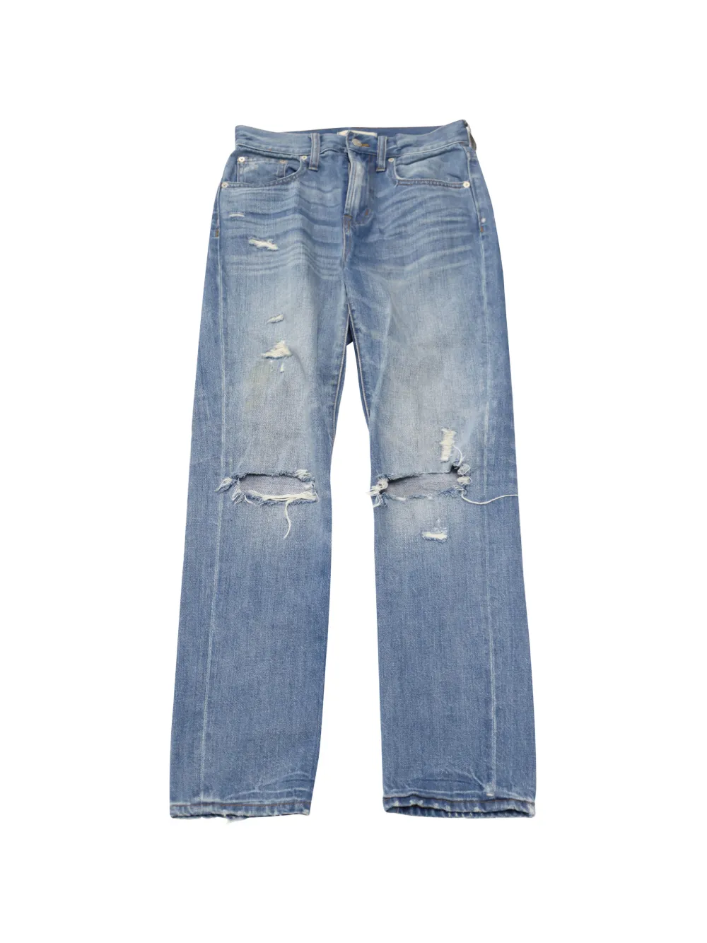 Madewell Denim distressed trousers - Blu