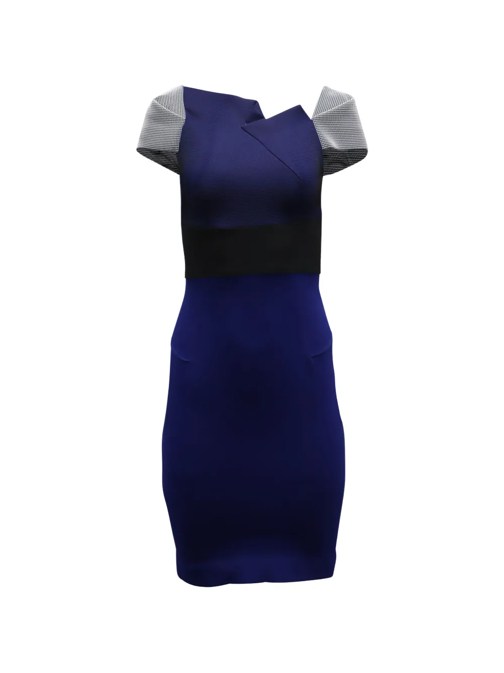 Rm By Roland Mouret contrast-sleeve dress - Blu