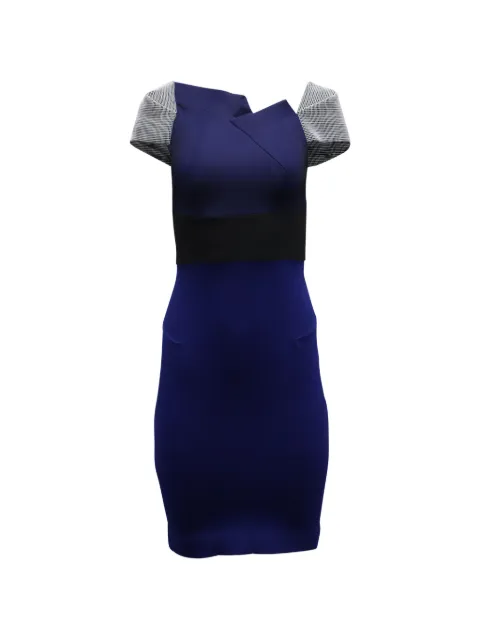 Rm By Roland Mouret vestido con mangas en contraste