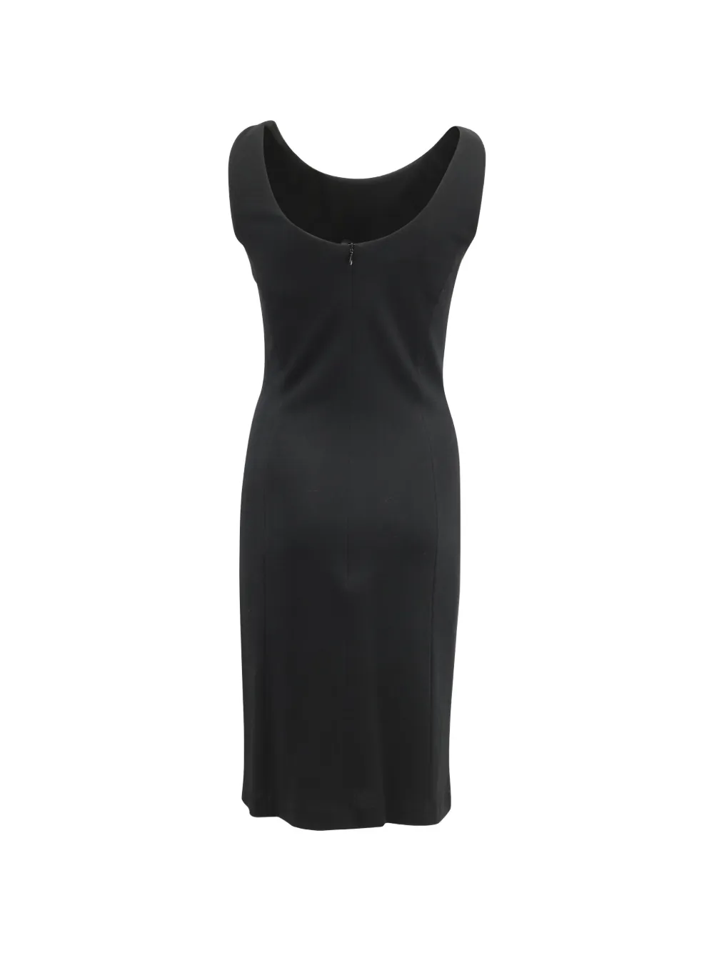 Escada Pre-Owned elephant embroidered dress - Zwart