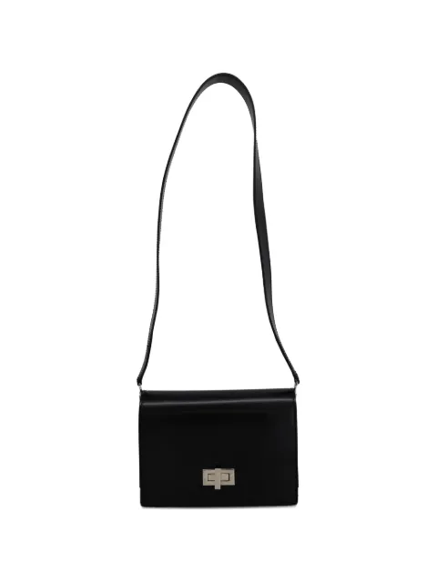 Iris & Ink twist-lock leather shoulder bag