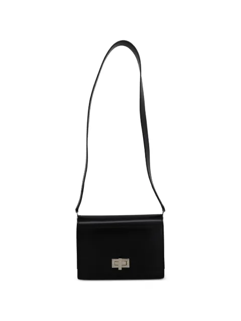 Iris & Ink twist-lock leather shoulder bag