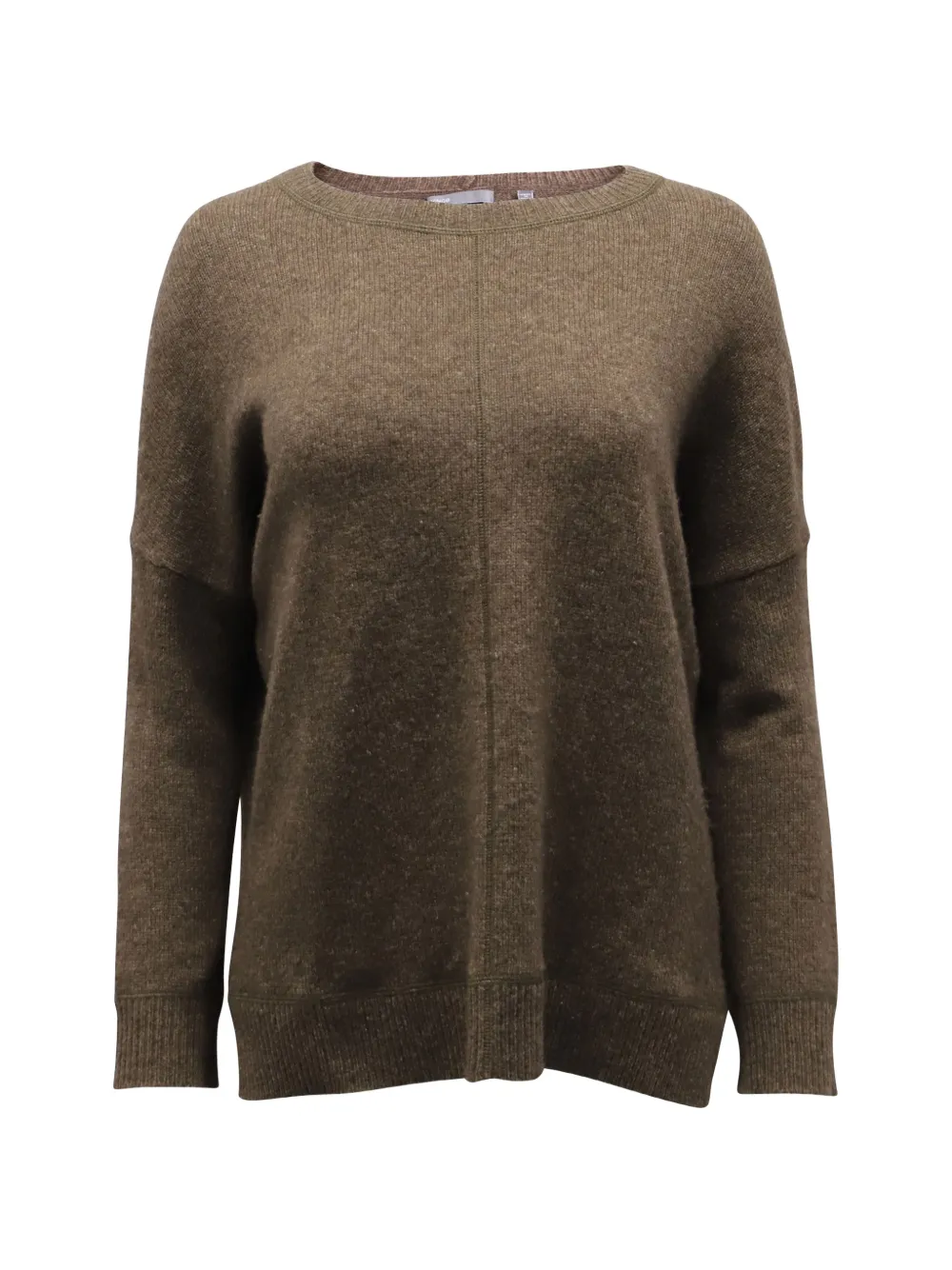 Vince ribbed-neck sweater - Marrone