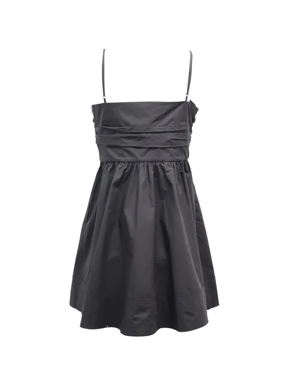 A.L.C. Dani tie-front mini dress - Zwart