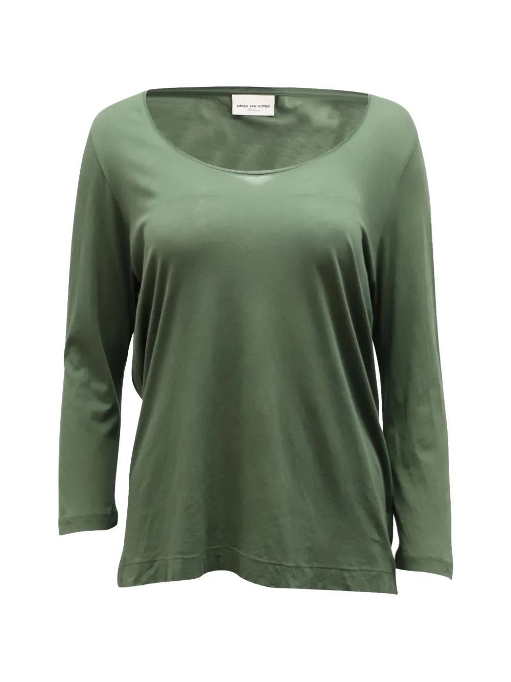 Dries Van Noten Pre-Owned long-sleeve T-shirt - Verde