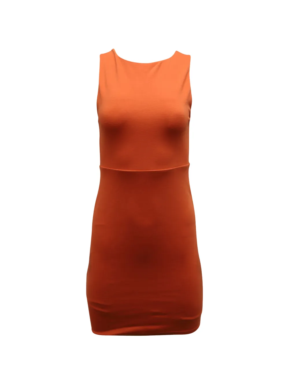 alice + olivia cross back sleeveless dress - Arancione