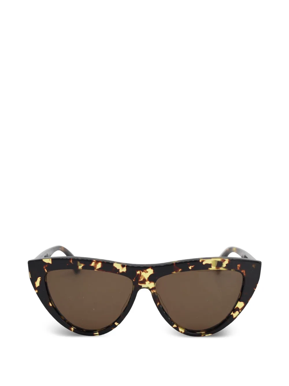 Bottega Veneta Pre-Owned cat-eye sunglasses - Marrone