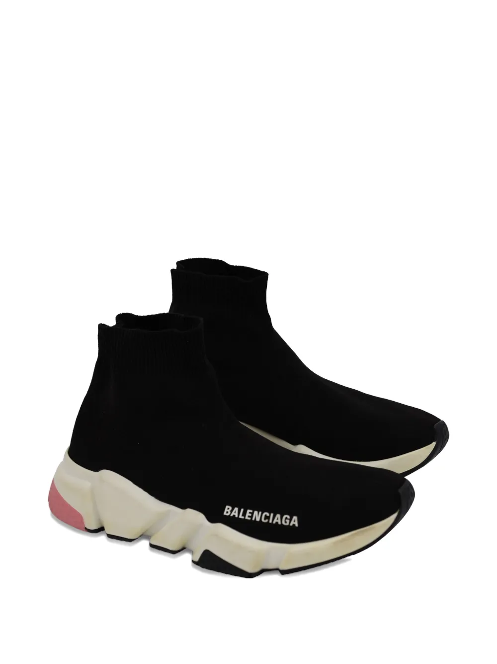 Balenciaga Pre-Owned Speed logo sneakers - Zwart