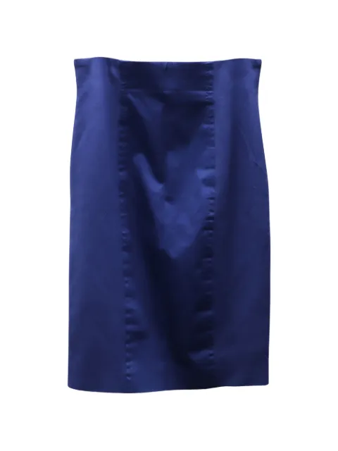 Escada Pre-Owned falda midi con cremallera