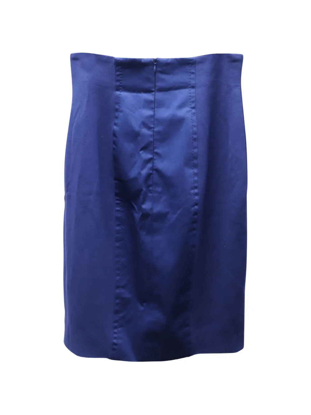 Escada Pre-Owned zip-fastening midi skirt - Blauw