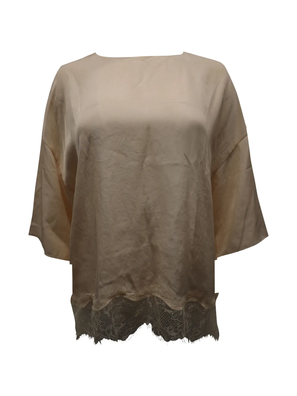 Vince lace-trim blouse - Toni neutri