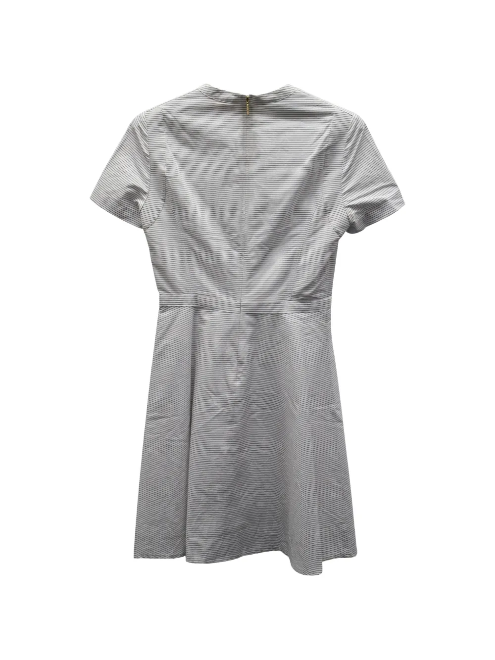 Tory Burch striped zip mini dress - Wit