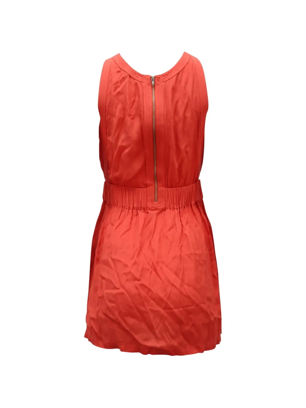 IRO halterneck elasticated mini dress - Oranje