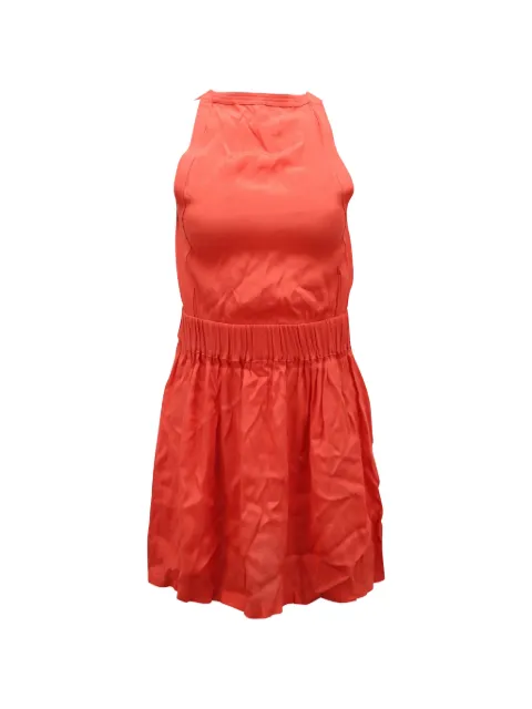 IRO vestido corto con cuello halter